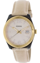 Fossil Boyfriend Różowe złoto/Skóra Ø37 mm ES3777