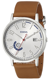 Fossil Srebrny/Skóra Ø40 mm ES3790