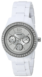 Fossil Stella Srebrny/Żywica z tworzywa sztucznego Ø38 mm ES3813