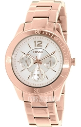 Fossil Stella Różowe złoto/Stal w kolorze różowego złota Ø38 mm ES3815