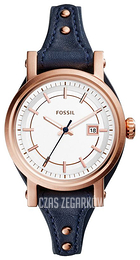 Fossil Boyfriend Biały/Skóra Ø30 mm ES3909