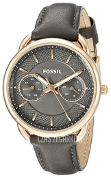 Fossil Dress Szary/Skóra Ø34 mm ES3913
