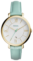 Fossil Biały/Skóra Ø36 mm ES3987