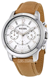 Fossil Biały/Skóra Ø38 mm ES4038