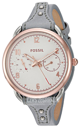 Fossil Tailor Biały/Skóra Ø35 mm ES4048