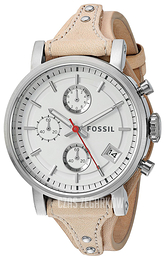 Fossil Boyfriend Biały/Skóra Ø38 mm ES4229