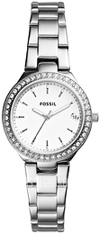Fossil Dress Biały/Stal Ø31 mm ES4336