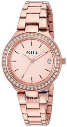 Fossil Różowe złoto/Stal w kolorze różowego złota Ø31 mm ES4337