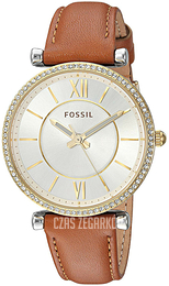 Fossil Carlie Srebrny/Skóra Ø35 mm ES4344