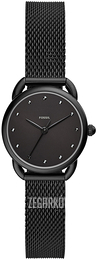 Fossil Tailor Czarny/Stal Ø35 mm ES4489