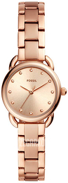 Fossil Tailor Różowe złoto/Stal w kolorze różowego złota Ø26 mm ES4497
