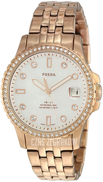 Fossil Fb-01 Biały/Stal w kolorze różowego złota Ø36 mm ES4995