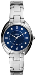 Fossil Gabby Niebieski/Stal Ø34 mm ES5087