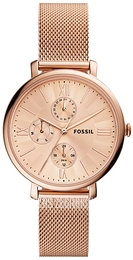 Fossil Jacqueline Różowe złoto/Stal w kolorze różowego złota Ø38 mm ES5098