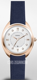 Fossil Gabby Biały/Skóra Ø34 mm ES5116