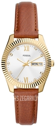 Fossil Scarlette Srebrny/Skóra Ø32 mm ES5184