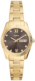 Fossil Scarlette Brązowy/Pozlacana Ø32 mm ES5206