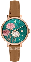 Fossil Jacqueline Zielony/Skóra Ø36 mm ES5274