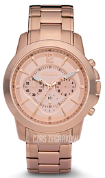Fossil Grant Różowe złoto/Stal w kolorze różowego złota Ø44 mm FS4635