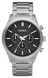 Fossil Walter Czarny/Stal Ø44 mm FS4636