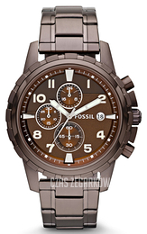Fossil Dean Brązowy/Stal Ø45 mm FS4645