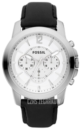 Fossil Srebrny/Skóra Ø44 mm FS4647