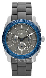 Fossil Machine Szary/Guma Ø38 mm FS4659