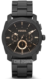 Fossil Machine Czarny/Stal Ø42 mm FS4682IE