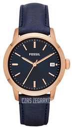 Fossil Niebieski/Skóra Ø36 mm FS4838