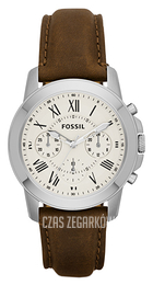 Fossil Dress Biały/Skóra Ø38 mm FS4839