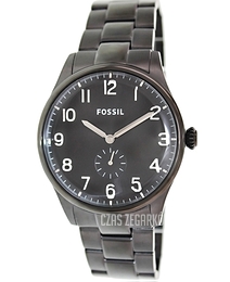 Fossil Czarny/Stal Ø42 mm FS4854