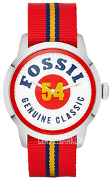 Fossil Townsman Biały/Tkanina Ø40 mm FS4922