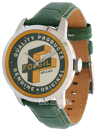 Fossil Townsman Srebrny/Skóra Ø40 mm FS4924