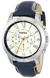 Fossil Szampański/Skóra Ø44 mm FS4925