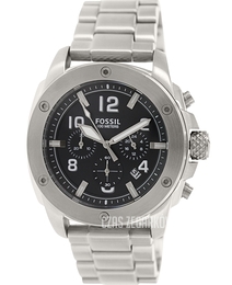 Fossil Machine Czarny/Stal Ø45 mm FS4926