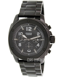 Fossil Machine Czarny/Stal Ø45 mm FS4927