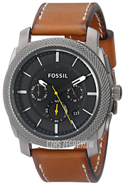 Fossil Szary/Skóra Ø44 mm FS4951