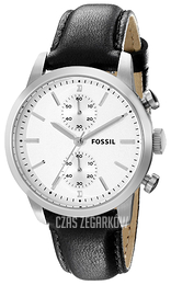 Fossil Biały/Skóra Ø40 mm FS5032