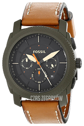 Fossil Machine Czarny/Skóra Ø45 mm FS5041