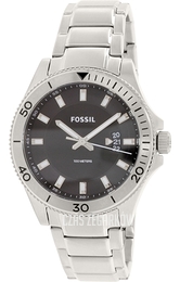Fossil Wakefield Czarny/Stal Ø45 mm FS5058