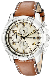 Fossil Beżowy/Skóra Ø45 mm FS5130