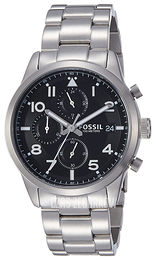 Fossil Daily Czarny/Stal Ø44 mm FS5137