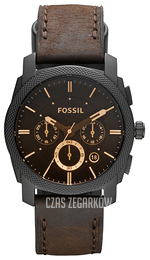 Fossil Machine Brązowy/Skóra Ø42 mm FS5251