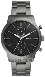 Fossil Townsman Czarny/Stal Ø44 mm FS5349