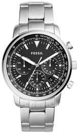 Fossil Czarny/Stal Ø44 mm FS5412