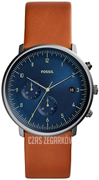 Fossil Chase Timer Niebieski/Skóra Ø42 mm FS5486