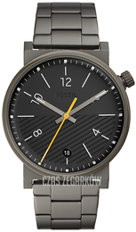 Fossil Czarny/Stal Ø42 mm FS5508