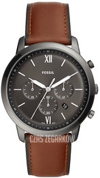 Fossil Neutra Chrono Szary/Skóra Ø44 mm FS5512