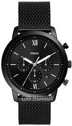 Fossil Neutra Chronograph Czarny/Stal Ø44 mm FS5707