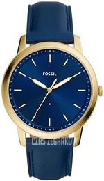Fossil The Minimalist 3H Niebieski/Skóra Ø44 mm FS5789